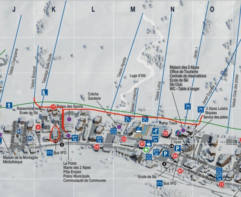 Appartement De 28 M2, Centre Station Les 2 Alpes لو دوز آلب المظهر الخارجي الصورة